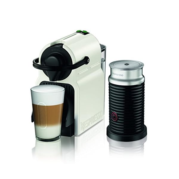 Nespresso Nespresso-Kaffeemaschine Bundle Set weiß Nespresso Inissia (Inisshia) C40WH-A3B