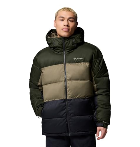 Columbia Herren Slope Style™ Jacket Skijacke, Greenscape, Stone Green, Black, XL EU