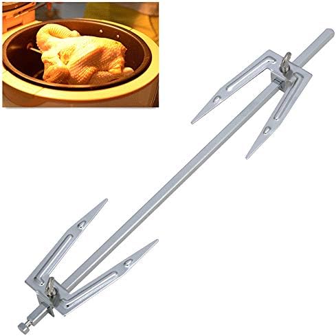 LESOYA Air Fryer Fork,Grill,Roast Chicken Fork, Stainless Steel Grill Rotisserie Kit, Grilled Air Fryer Accessories 27.7cm/10.9inch