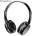 2 Channel IR Headphones Infrared Wireless Headset Car TV DVD Kids Size Black