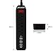 Power Strip, USB Charger AC Power Strip with 3-Outlets 6 Feet Cord for Cellphone and Home Appliances