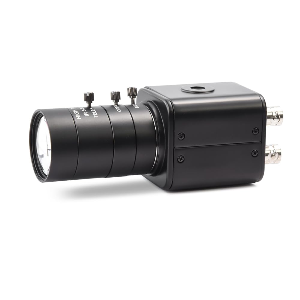 MOKOSE SDI Camera, HD-SDI 2 MP 1080P HD Digital CCTV Security Camera, 1/2.8 High Sensitivity Sensor CMOS with 5-50mm Manual Varifocal HD Lens