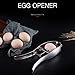 ETAOLINE Stainless Steel Egg Opener Eggshell Cutter Cracker, Dishwasher Safe, Kitchen Gadget Baking Tool