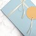 JAM Paper Gift Wrap - Matte Wrapping Paper - 25 Sq Ft (30 in x 10 Ft) - Matte Light Baby Blue/Pool Blue - Roll Sold Individually