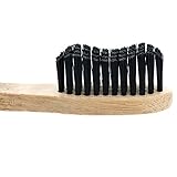 Bamboo Toothbrush with Charcoal Infused Bristles - 100% Biodegradable by 32Roots