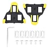 Soapow Schoenplaatjes Racefiets Fiets Fietsen Pedaal Cleat Compatibel met zowel vaste als drijvende Shimano SPD-SL…