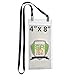 5 Pack - Extra Large 4 x 8 Inch Ticket & Event Credential Badge Holders with No Twist Double Sided Lanyards with Two Bulldog Clips, by Specialist ID (Assorted Colors)