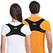 Atlus Strong Posture Corrector for Men and Women - Upper Back Clavicle Brace Support - Subtle Under Clothing Wear - Back and Shoulder Pain Relief, Black