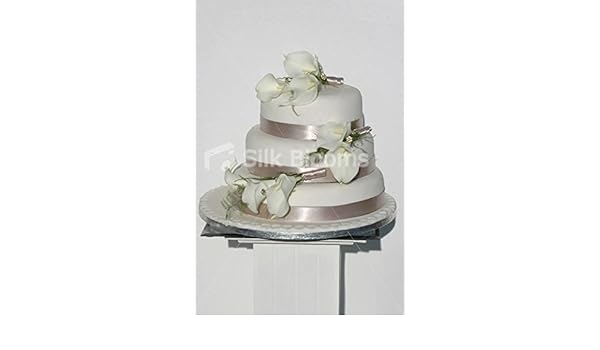 Amazon Com Silk Blooms Ltd Three Piece Ivory Calla Lily Crystal