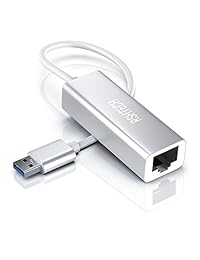 Dorewin - Adaptador de red USB 3.0 a Ethernet RJ45 Lan Gigabit adaptador compatible con MacBook Pro 2016, iMac, XPS, Surface Pro, notebooks, ordenadores de sobremesa, unidades flash USB, Chromebook y más