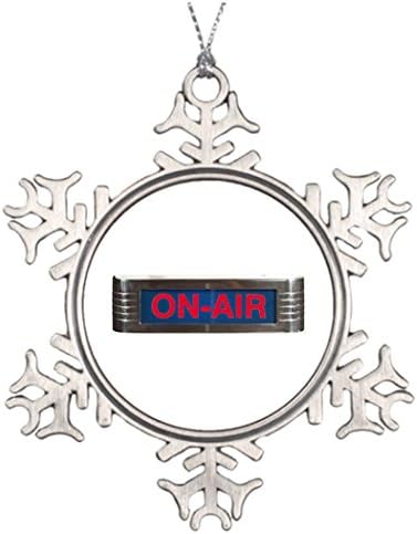 Carolor Ideas For Decorating Christmas Trees Antique On-Air Sign or On-The-Air Broadcasting Family Snowflake Ornament