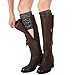 Clearance! E-Papaya 2016 Women's Buttons Leg Warmer Knit Boot Socks Topper Cuff (Black-Mix color)