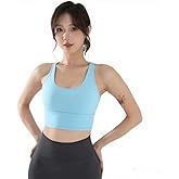 Women's Yoga Bra with Chest Cushion Double Breast No Steel Ring Shock-Absorbing and Gathering Workout Bra
