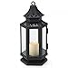 Zingz & Thingz Traditional Black Candle Lanterns, Decorative Light Home Decor, 8
