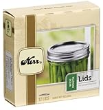 Kerr Wide Mouth Mason Canning Jar Lids 6 Dozen or 72 Lids Total