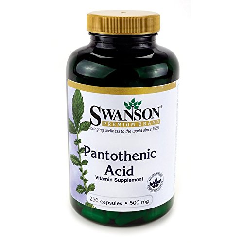 Swanson Pantothenic Acid (Vitamin B-5) 500 mg 250 Caps Swanson Pantothenic Acid (Vitamin B-5) 500 mg 250 Caps
