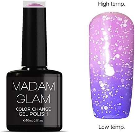 Madam Glam Soak Off Chamelon - It's a Funny World - UV LED Color 0.3oz / 10ML Super Long Lasting