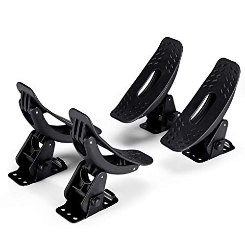 AUXMART Kayak Roof Rack - Mount on Roof Rack Cross Bars - Saddle Carrier for Canoe, Boat, Paddle Board, Surfboard and Kayaks - Thumbnail 5