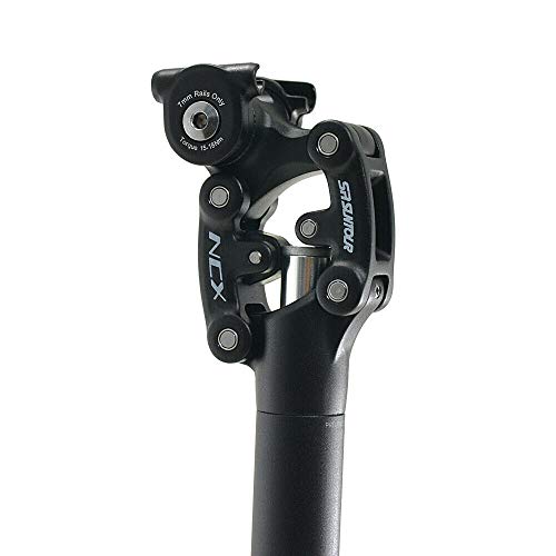 SR Suntour SP12 NCX Suspension Seat Post with Protective Cover 31.6X400mm,Black, VK2353 Pricepulse