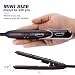 Mini Hair Straightener, Travel Flat Iron Dual Voltage 3/4 Inch Nano-diamond Ceramic Tourmaline, Small Lightweight & Portable Travel Size Straightening Iron for Men & Women, Purplethumb 2
