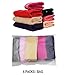 Fulyou Women's Briefs Underwear Tummy Control Cotton Panties High Waist Solid Color Ladies Soft Stretch Underpants 6 Pack