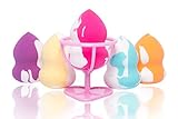 Makeup Sponges 5 Pcs Beauty Blender Set with Blending Sponge Holder, BONVITA Gourd-Shaped Makeup Blender-Flawless Applicator for Liquid, Creams, and Powders|Latex Free, Non-Allergenic and Odour Free