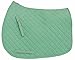 TuffRider Basic Pony Saddle Pad – Diamond Quilted, Flannel Lined, Breathable Schooling Pad for Horses - Mist Green