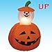 6 Foot Animated Inflatable Pumpkin & Popup Ghost