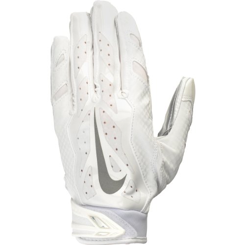 Men's Nike Vapor Jet 3.0 Reciever Football Gloves White/White/White