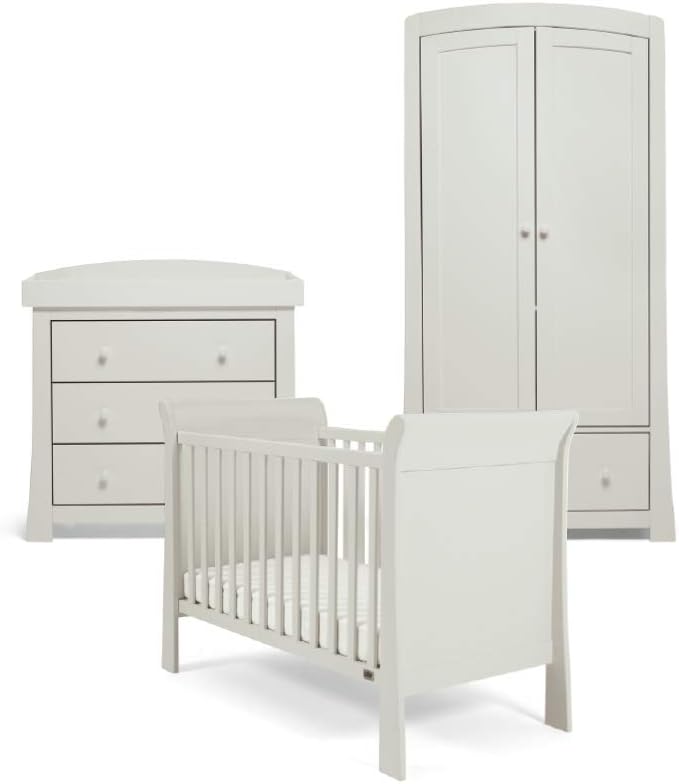 mia sleigh 3 piece nursery set