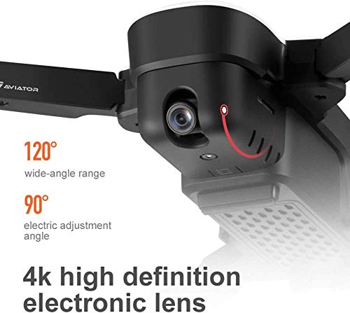 Drone Drohne Kamera 110 ° Weitwinkel 4k 90 ° Einstellbar WiFi FPV Live-Video Brushless Motor Headless Mode Höhenhilfe… – Bild 4