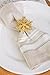 DII Christmas Thanksgiving Holiday Tabletop Décor Collection Decorative Napkin Ring Holder Set, 2.5