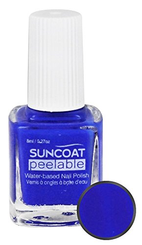Suncoat - Polish & Peel Water-Based Nail Polish Lovely Lapis - 0.27 oz.