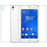 TONBUX? Front + Back Tempered Glass Screen Protector film Screen Guard Cover for Sony Xperia Z3 (5.2