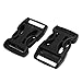 uxcell Plastic Belt Connecting Quick Release Buckles 1 Inch 2 Pcs Black