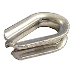 Wire Rope Thimbles - Heavy Duty Galvanized - 3/4" (5 Pack)