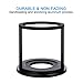 Speaker Stands for Alexa Echo 2nd Generation, Aluminum, Black | Enhanced Strength and Stability to Protect Alexa Echo Speaker | Keep Original Sound | Sleek Smart Home Décor