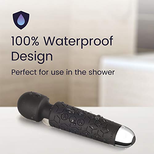 Micro Wand Massager by Yarosi - The Smallest & Strongest Cordless Handheld Massage - Powerful Vibrating Power - Best for Travel - Magic Stress Away - Perfect on Back, Legs Hand Pains & Sports Recovery - Thumbnail 4