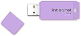 Integral INFD16GBPASLH Pastel 16 GB USB Flash Drive - Lavender Haze Made UK view 2