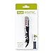 True Jetsetter Black TSA Compliant Waiters Corkscrew Wine Opener with Foil Cutter, Double Hinged Wine Key for Servers, Bartender, Cork Bottle Opener