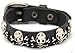 Embolden Jewelry Skull & Crossbones Jolly Roger - Black - Leather Skeleton Bracelet | for Halloween - Cosplay - Goth - Pirate