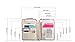 Lazyaunti Zipper Portfolio Organizer A4 Note Pouch-Waterproof Document Bags/Zipper Binder/Paper Case for 12.5
