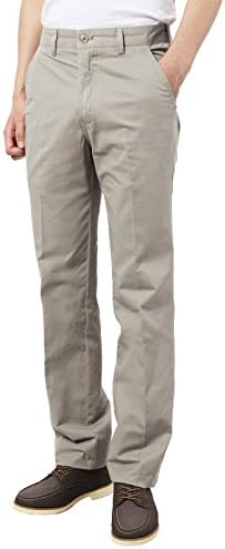 Slim J Men's Button Closure Casual Slim Straight Pants w/ Pockets GREY 42