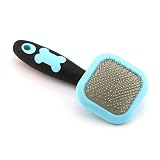 PETPAWJOY Slicker Brush, Dog Brush Gently Cleaning Pin Brush for Shedding Dog Hair Brush for Small Dogs Puppy Yorkie Poodle Rabbits Cats