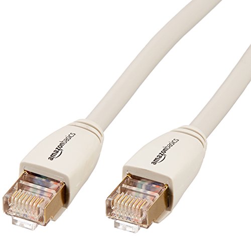 image for AmazonBasics RJ45 Cat7 Network Ethernet Patch Cable - 25 Feet, red