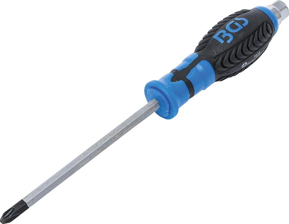 BGS 7914 | Screwdriver, Blade with Hexagon profile | Cross Slot PH3 | Blade Length 150 mm — image 1