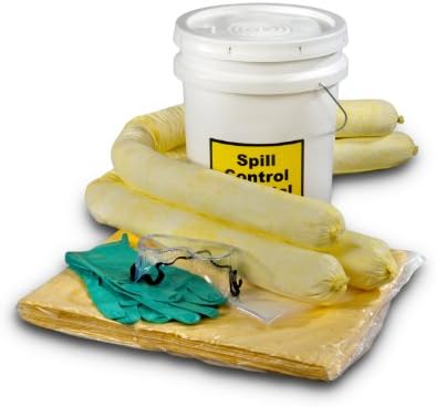 ESP SK-H5 16 Piece 5 Gallons Hazmat Absorbent Spill Kit, 5 Gallons Oil Absorbency