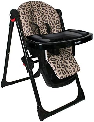 leopard print high chair