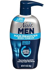 Nair Hair Remover for Men Crema corporal depilatoria, 13 oz