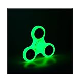 Spinner Fidget Toy Fidget Spinner Fidget Toys Fidget Hand Spinner Finger Spinner Toy Tri-Spinner for Fidgeters Stress Reliever Relieving ADD, ADHD, Anxiety and Boredom bearing(Light Blue Glow Type 5)